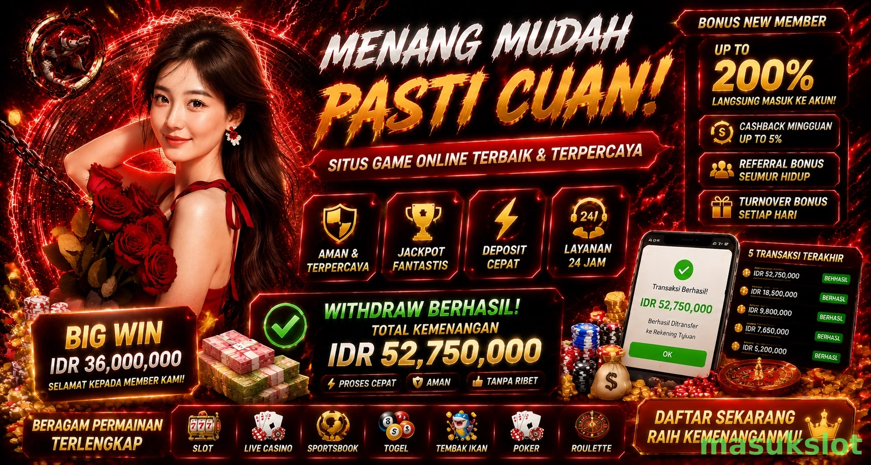 Ikon aplikasi masukslot resmi